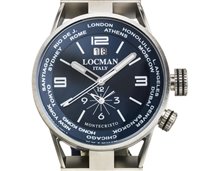 Orologio Locman Uomo Montecristo in Acciaio 0508A02S-00BLWHB0 - 0508A02S-00BLWHB0